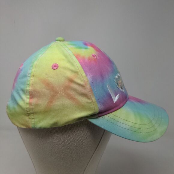 Wonder Nation Girls Strapback Hat Tie Dye Multicolor Size OS Embroidered Love - Picture 4 of 7